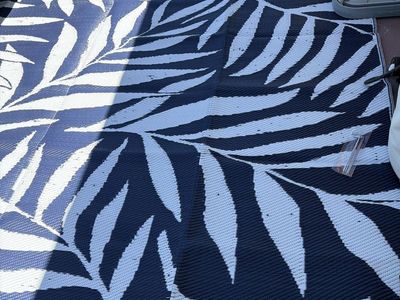 Outdoor rug, patio covers pool flooring multiple sizes