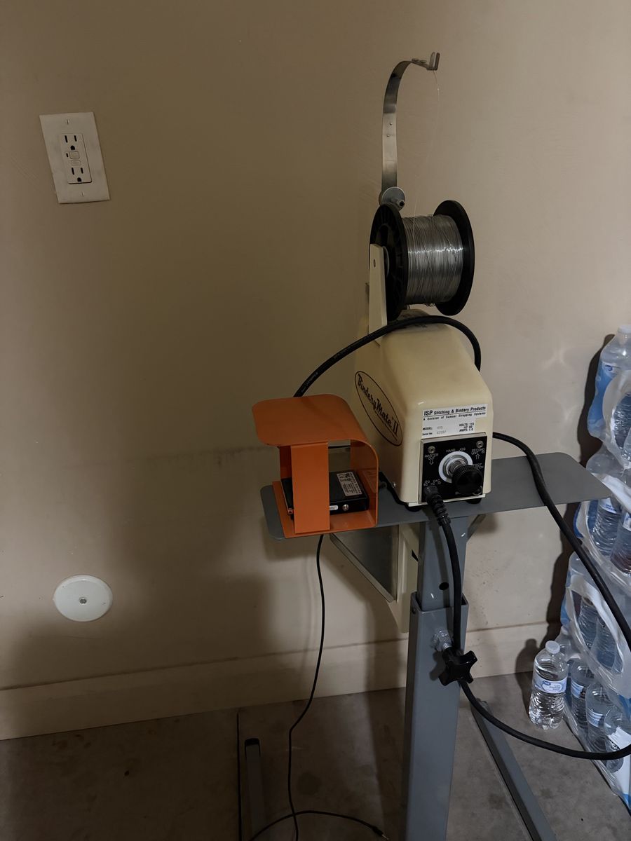 Binder Mate II Saddle Stitcher Machine with Stand