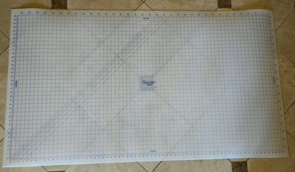 Sew/Fit Company MegaMat 40x72in Pinnable Precision Grid Crafting & Quilting Mat USA Made Grid 36"×68" /90cmx170cm