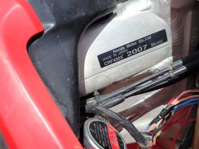 2007 Honda CRF 450X