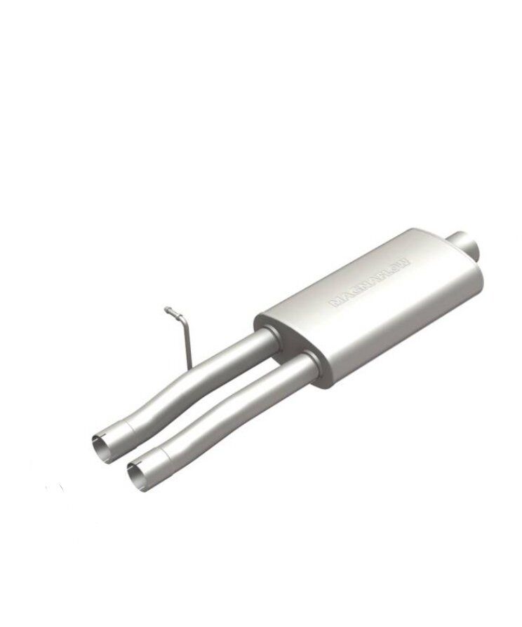 Muffler 3" - 4" Tubing, 4" Tip Single Rear Side Ex