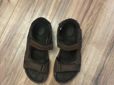 Brown sandals size US 10 M.