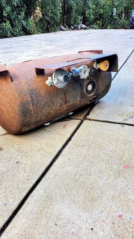 RV propane tank