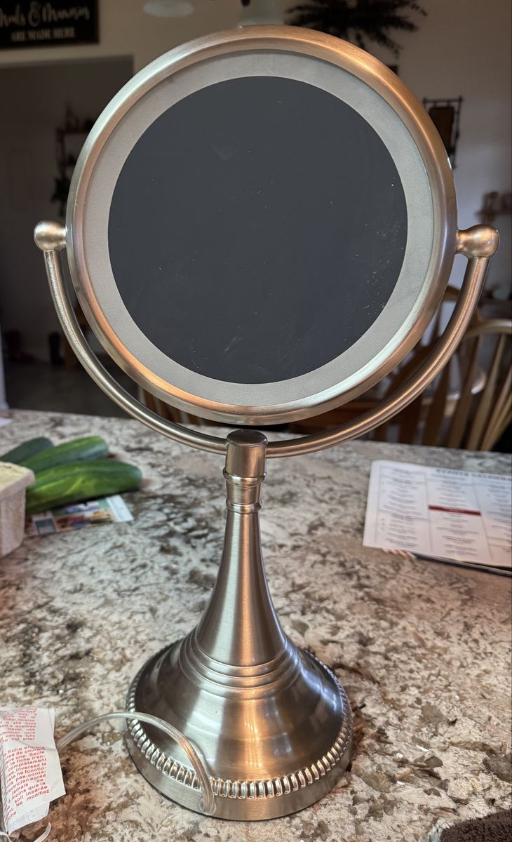 Lighted Vanity Mirror Brushed Nickel