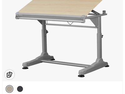 Adjustable desk/ 90degree tilt drafting table