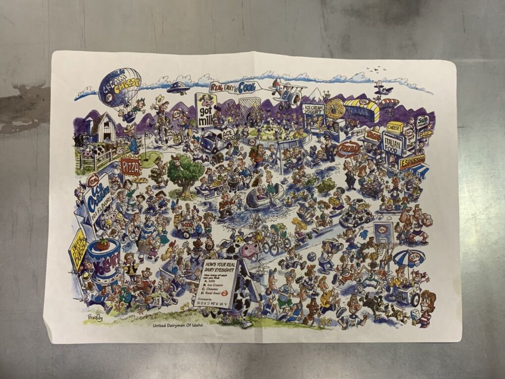 Bruce Day Artwork Paper Placemat