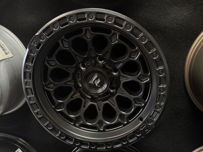 Brand new set of 4 wheels Fittipaldi satin black 17x9" 6x135/6x5.5 lug Pattern offset -12mm