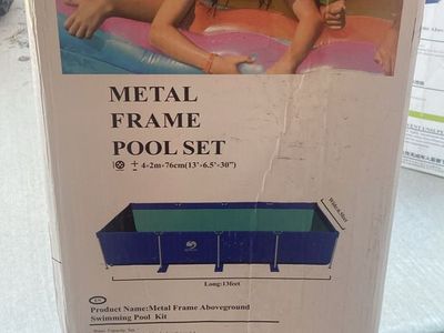 Above ground pool.