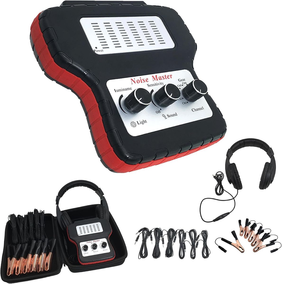 Automotive Electronic Stethoscope, Mechanic Stethoscope Car Engine Noise Detector with Headphones