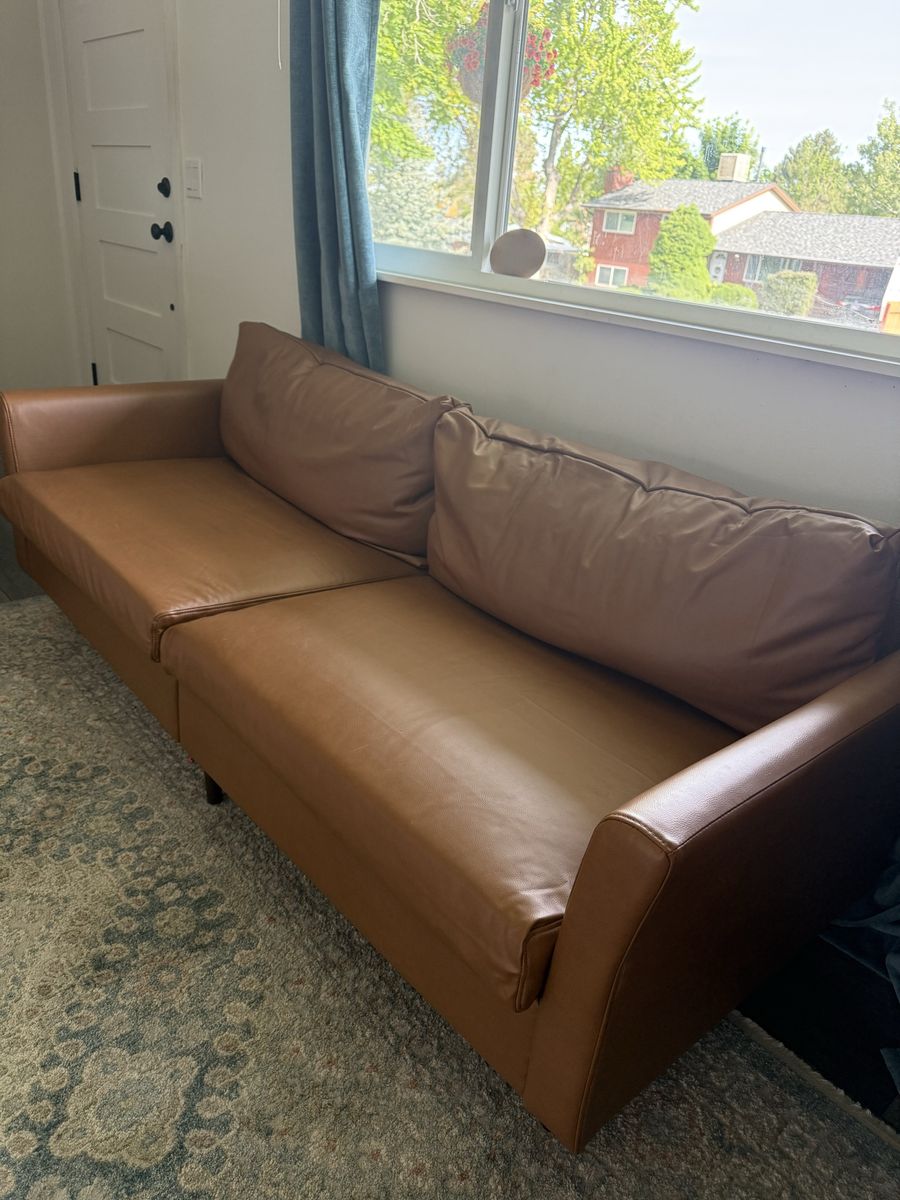 Faux Leather couch