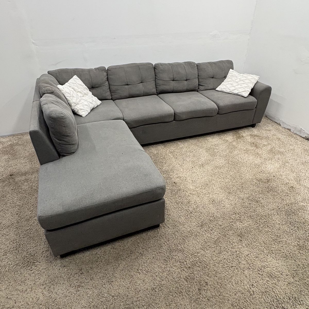 Grey Fabric sectional