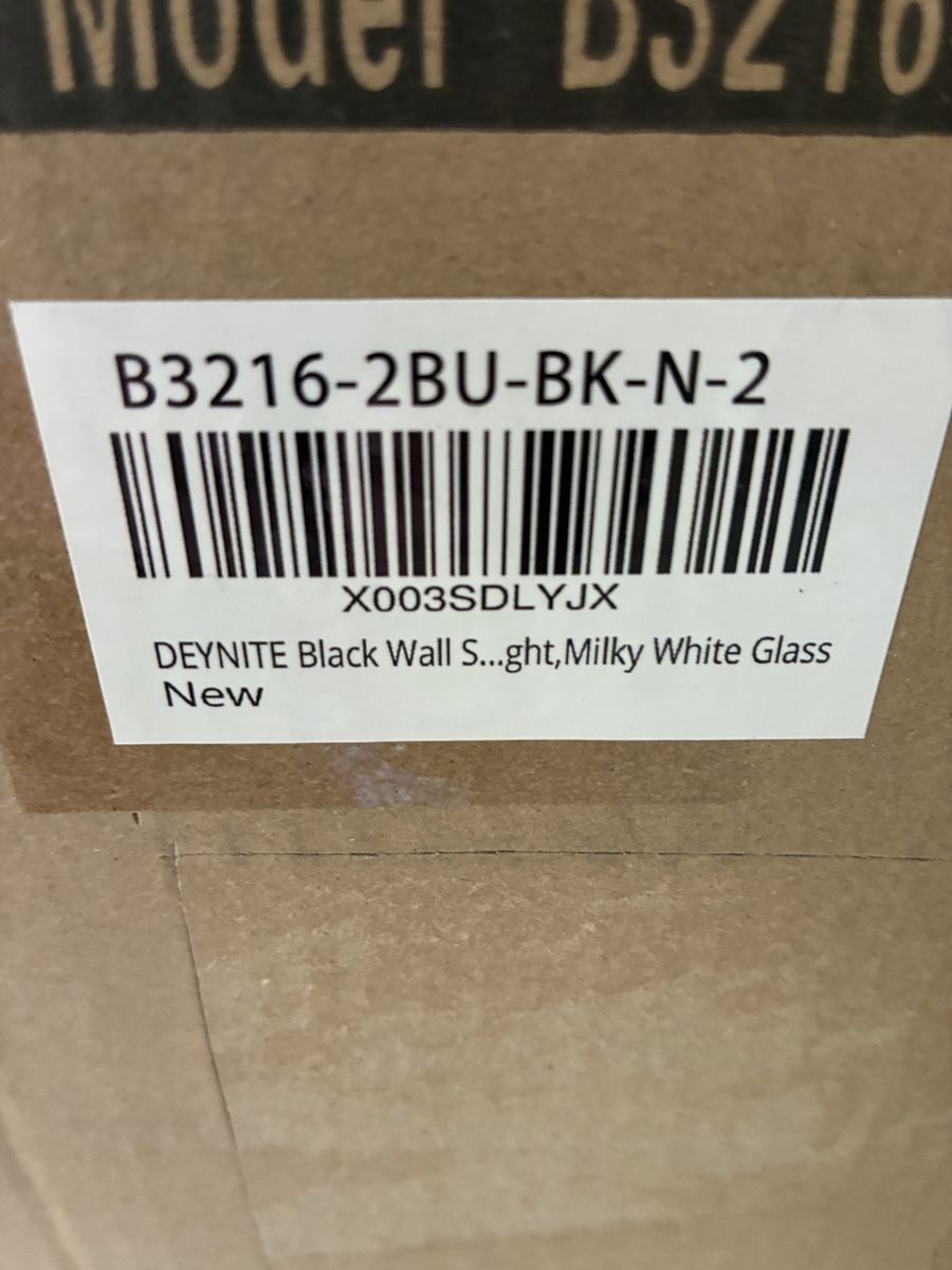 Set 2 Wall Lights.  New