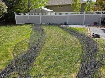 Batting net and mat