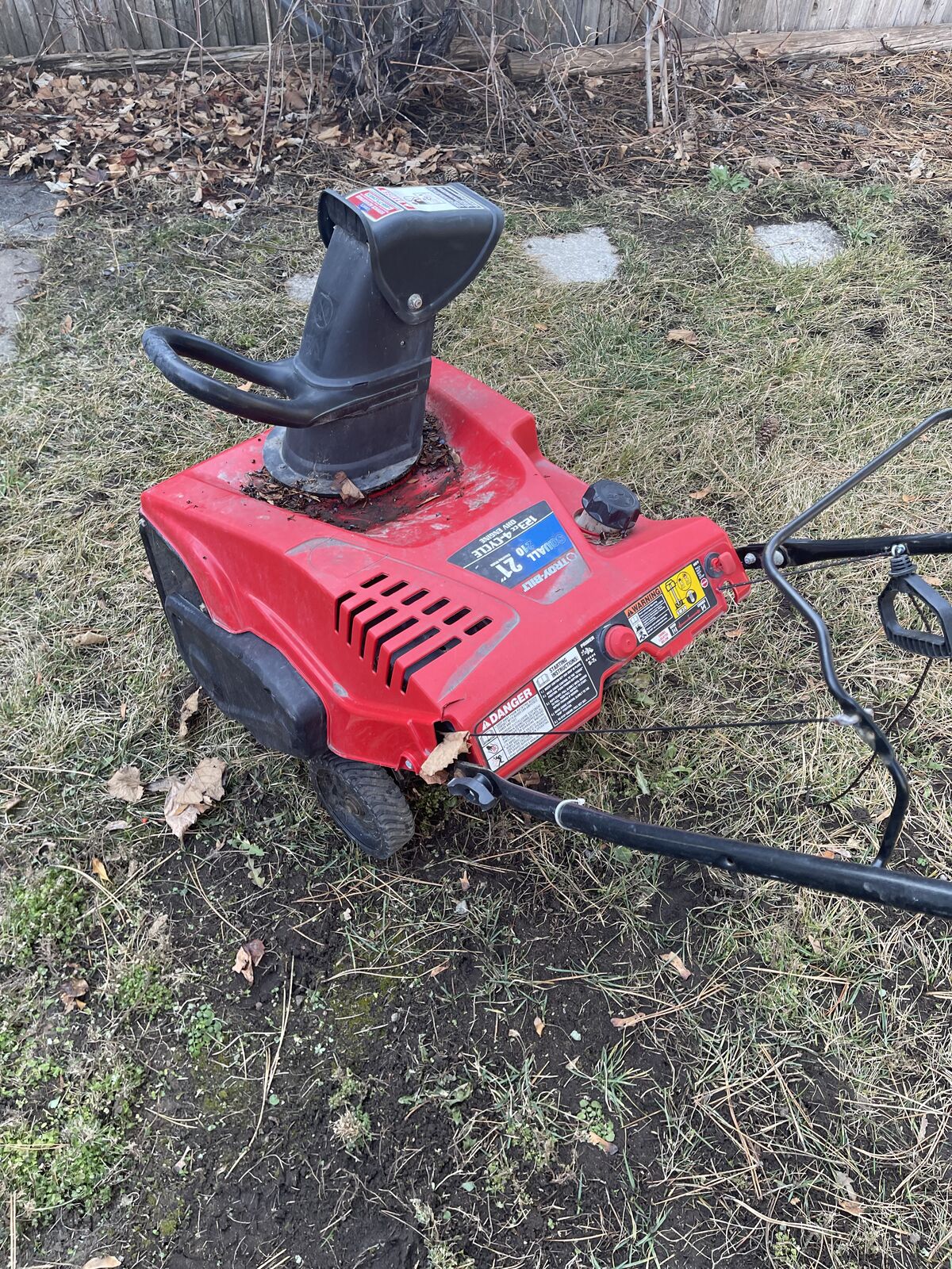 Troy-bilt snowblower 4 cycle