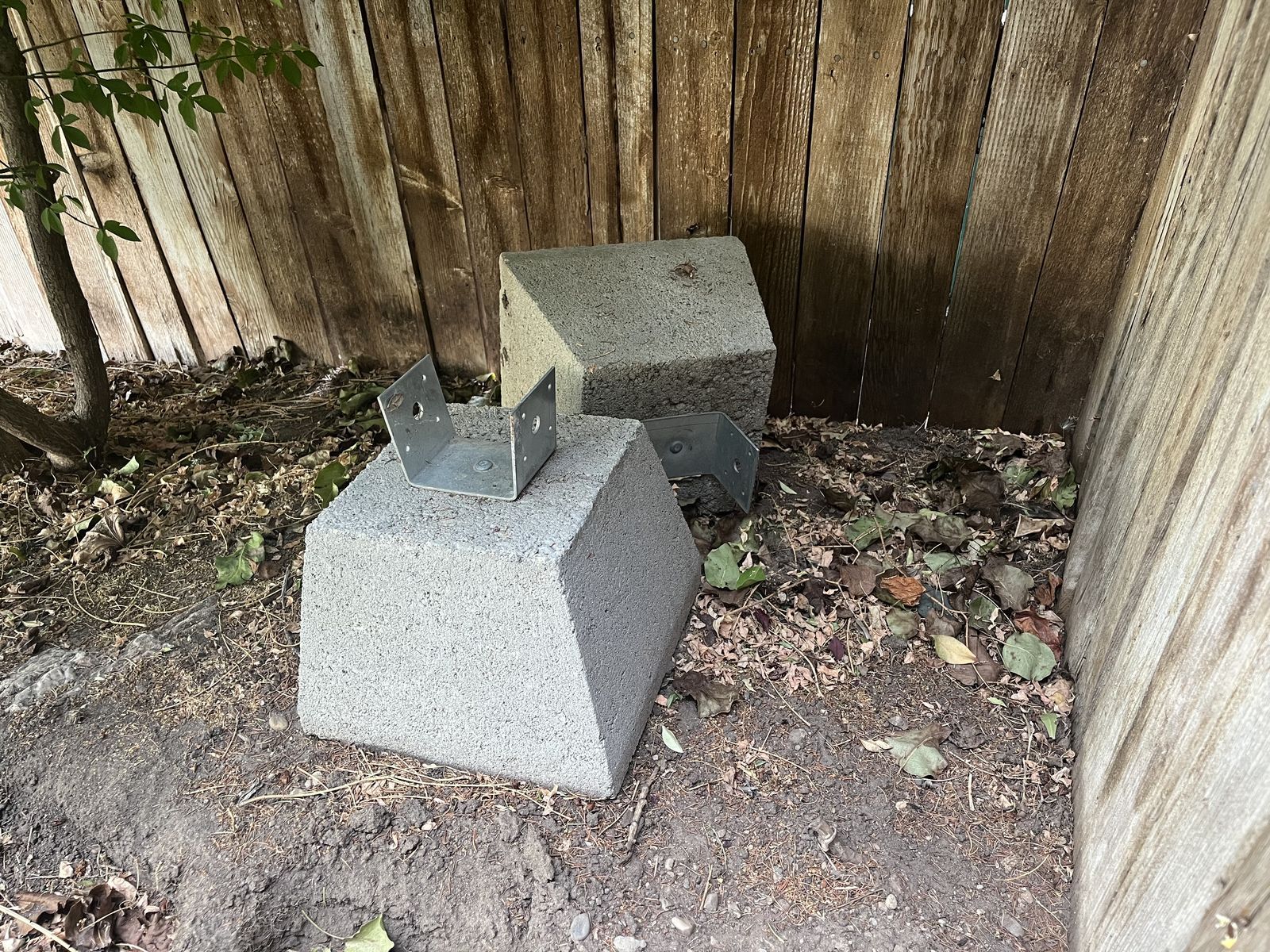Premade Concrete Footing Blocks