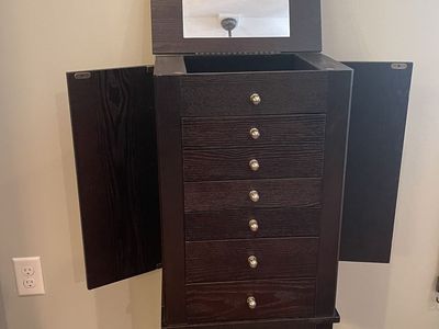 Free Standing Jewelry Armoire