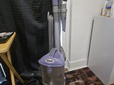 Shark Upright Vacuum Cleaner - Used Purple Bagless Vacuum