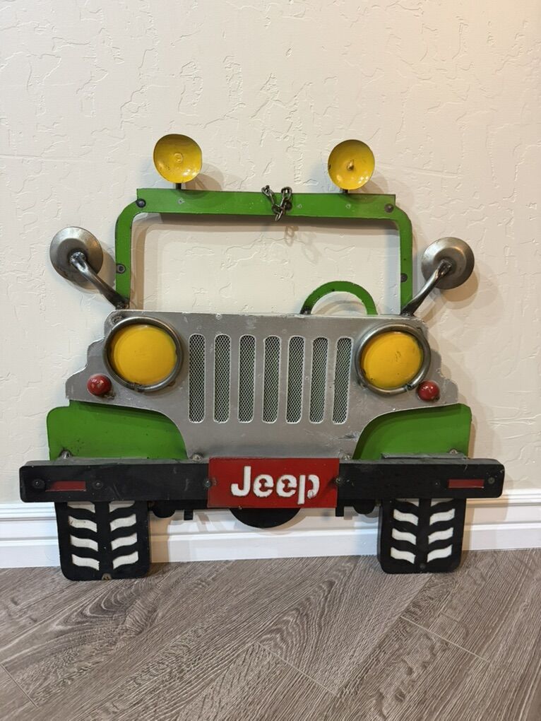 Metal Wall Art Jeep Wrangler