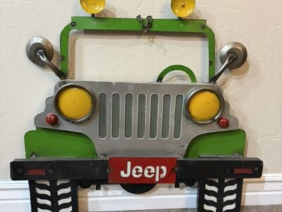 Metal Wall Art Jeep Wrangler