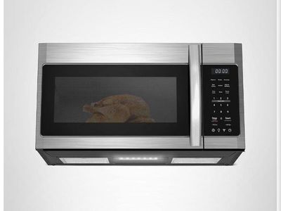 NEW BLACK+DECKER 1.7 cu. ft. Stainless Steel Over the Range Microwave Oven