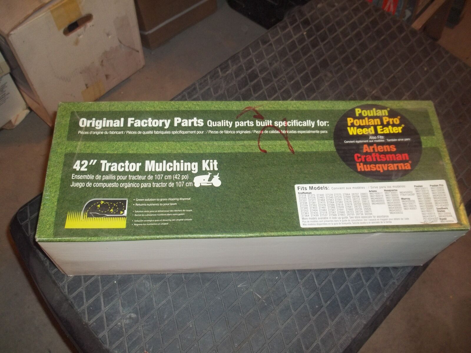 42" tractor mulching kit for Poulan lawnmowers