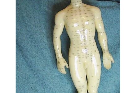 Vintage Chinese Acupuncture Model