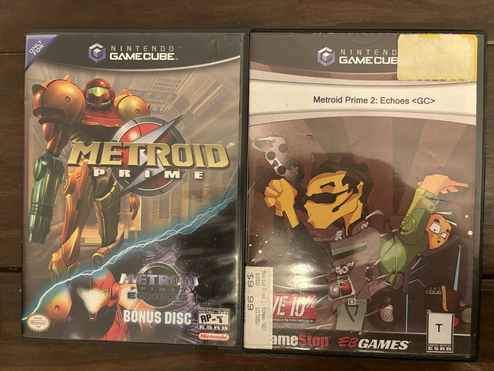 Metroid Prime 1 and 2 for Nintendo GameCube 