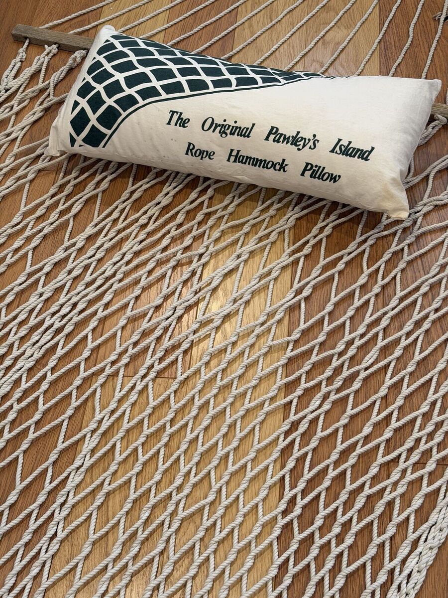 Pawley's Island Cotton Rope Hammock and Pillow