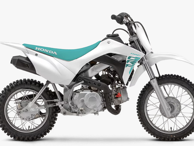 2024 Honda CRF110F – Blue & White | Lightly Used | Excellent Condition