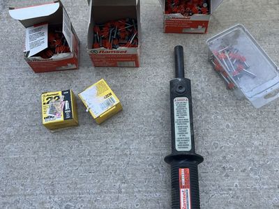 Manual Ramset hammer shot 0.22 caliber single shot set