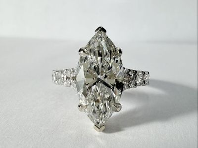Marquise Cut Lab Grown Diamond Ring