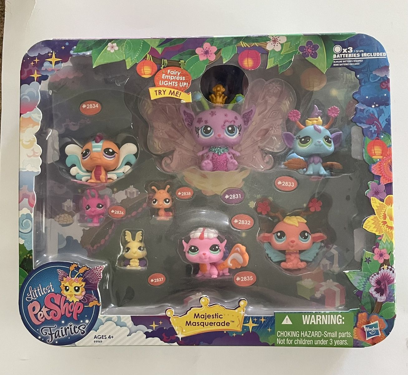 Littles Pet Shop Fairies, Majestic Masquerade , 8 piece playset