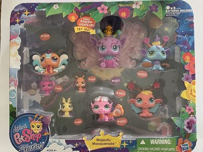 Littles Pet Shop Fairies, Majestic Masquerade , 8 piece playset