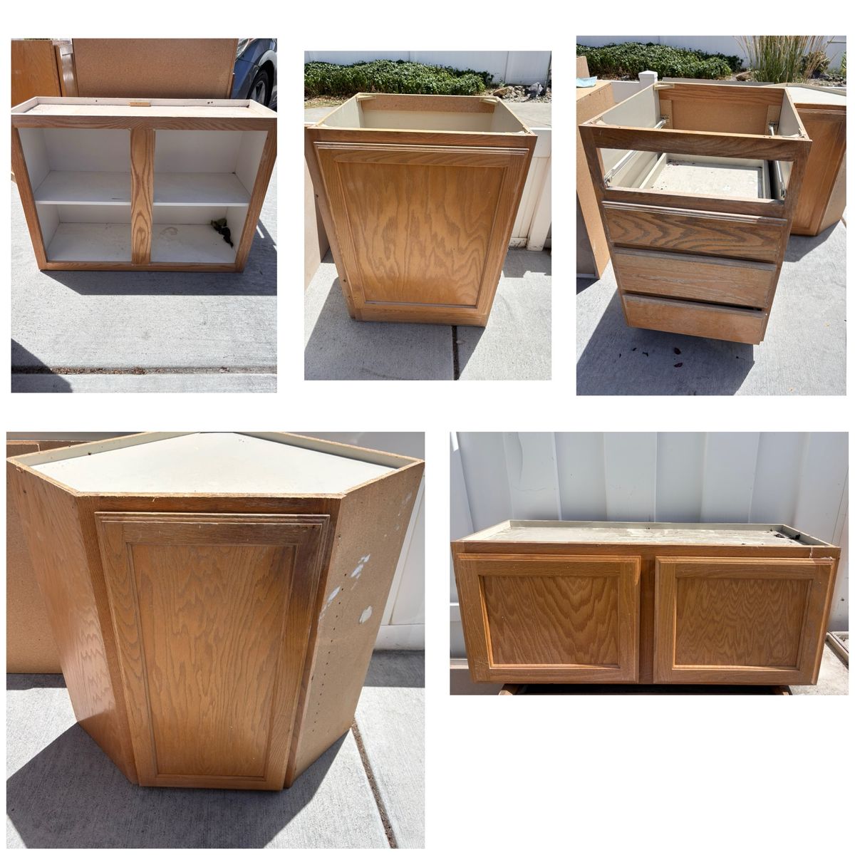 Oak Cabinets Great For Extra Storage