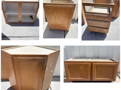 Oak Cabinets Great For Extra Storage
