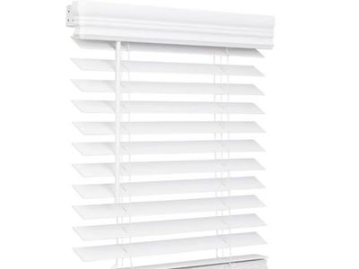 Cordless Faux Wood Blinds