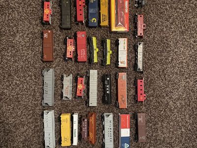 HO Scale Train Lot and Layout