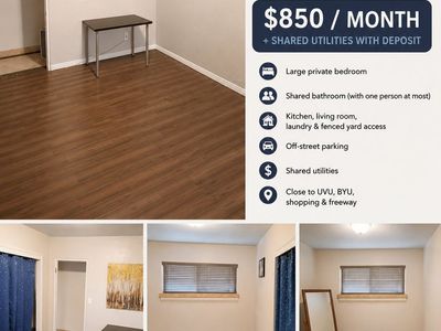 Orem room for rent, shared house