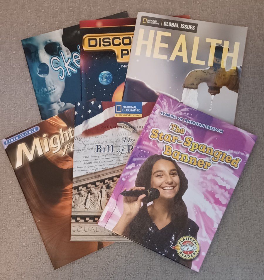 National Geographic & Blastoff Readers Educational Books - Set of 6, Science & History