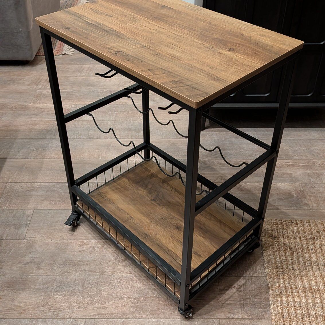 bar cart industrial