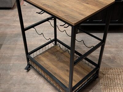 bar cart industrial