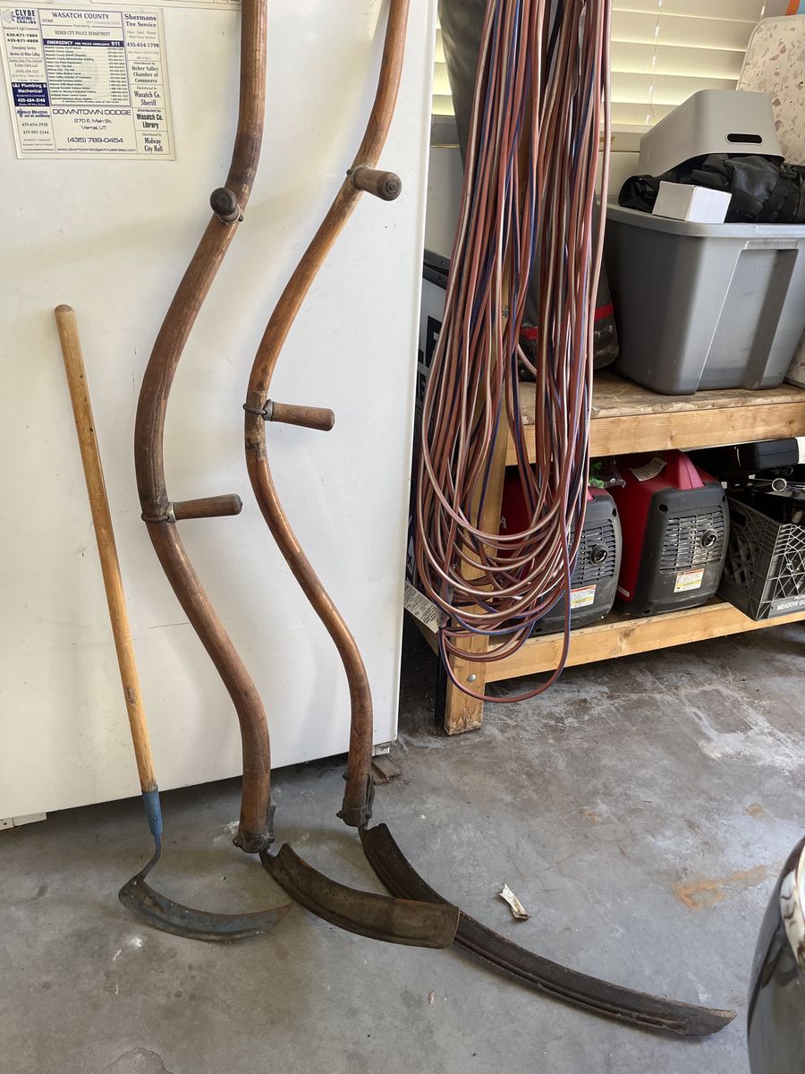 Vintage scythes 3 sold together