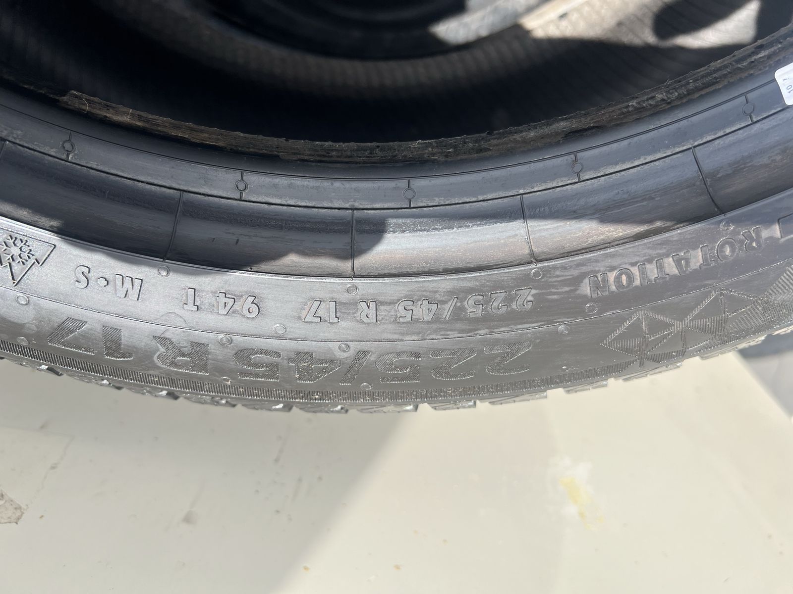 Continental Viking Contact 7 225/45R17 set of 2.
