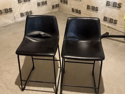 Black barstools