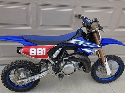 Yamaha YZ85 Dirt Bike Youth Motocycle Blue Off-Road