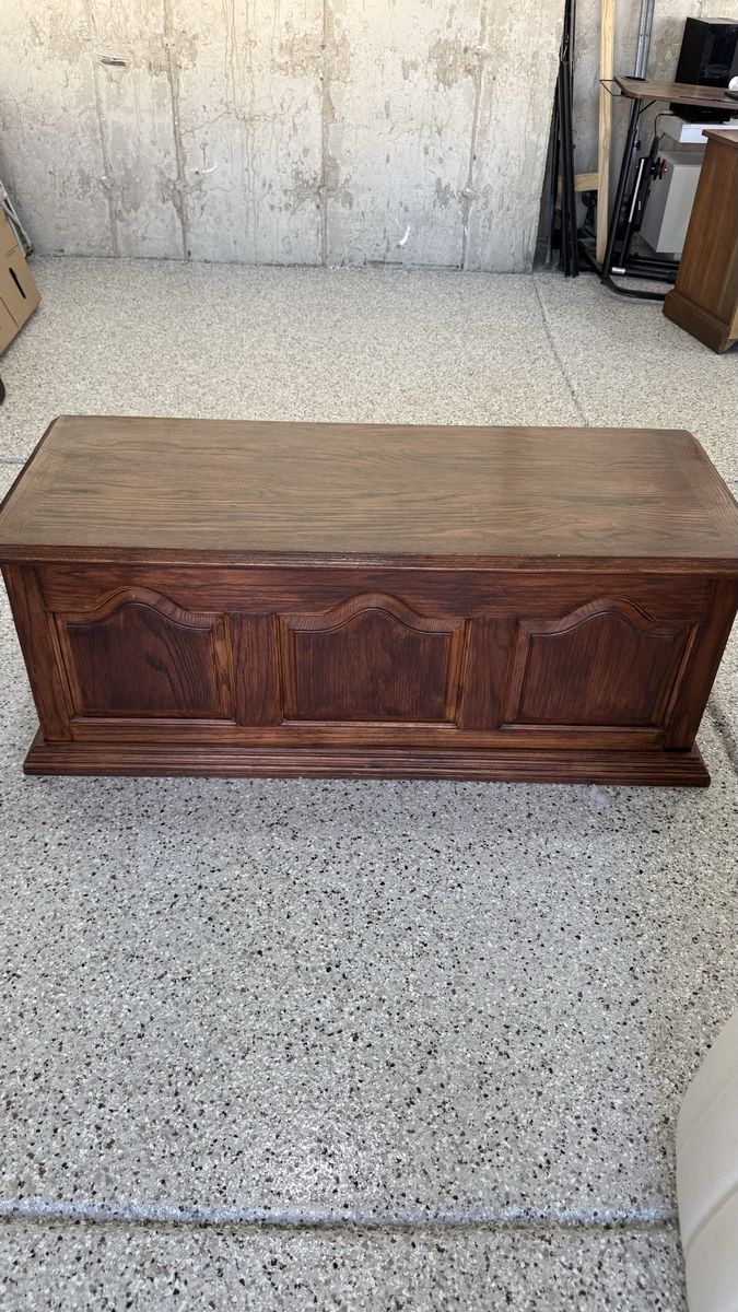 Solid Cedar Blanket Chest | Storage Trunk