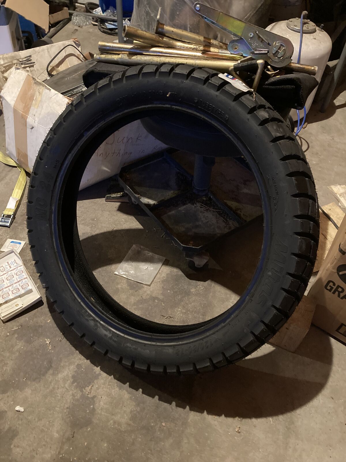 Mitas MC24 rear tire