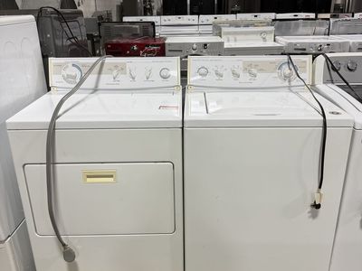 KitchenAid Top Load Washer & Electric Dryer Set - White