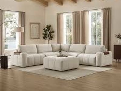 Paige 6-piece Modular Fabric Sectional 1812624 #105835
