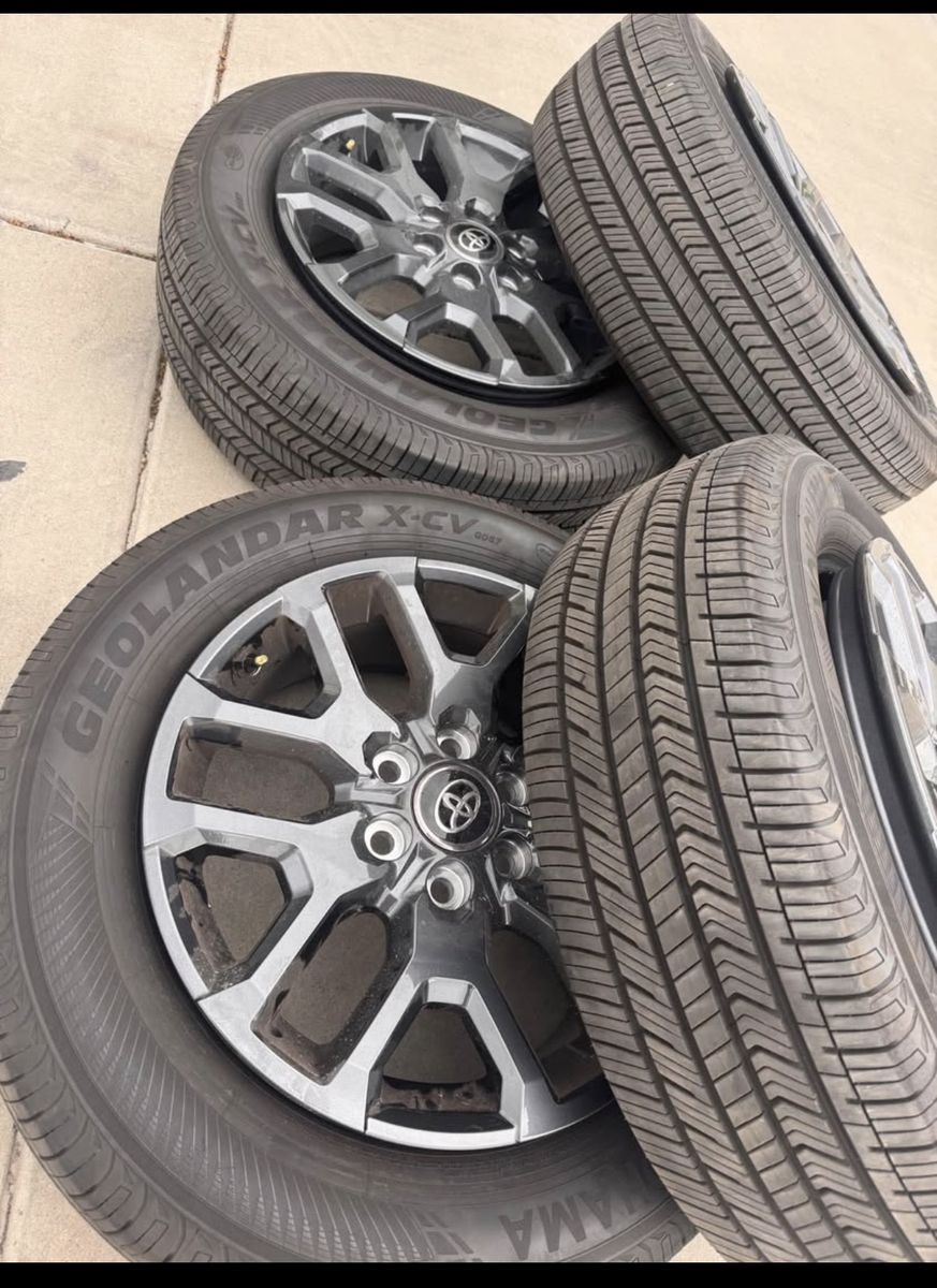 Oem tundra wheels and tires 265/60R20